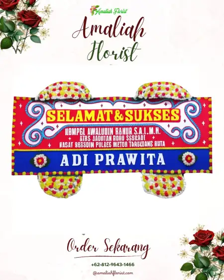 Papan Bunga Ucapan Selamat Rajawetan