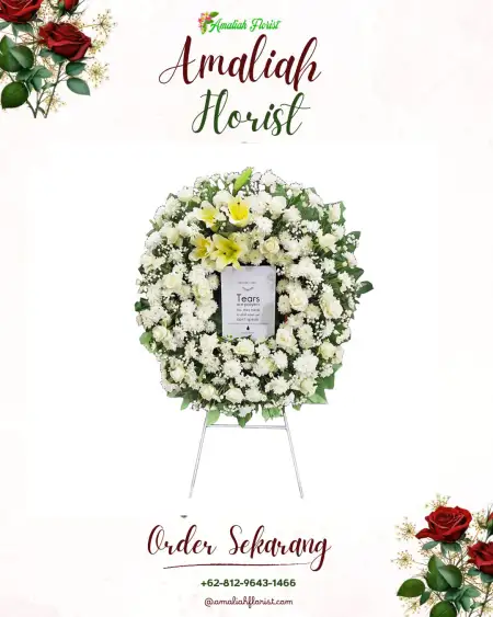 Krans Bunga Duka Rajawetan